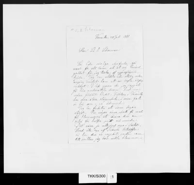 TKK/Si300, Silfverberg, Ida, 28.7.1880