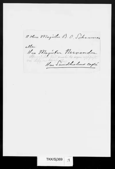 TKK/Sj369, Sjöstrand, Carl Eneas, s.d. [12/1884]
