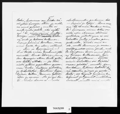 TKK/Sj399, Sjöström, Juhani, 06.01.1900