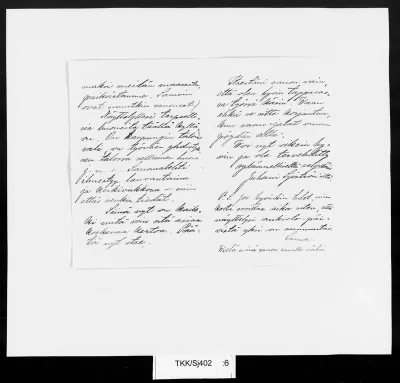 TKK/Sj402, Sjöström, Juhani, 24.11.1903