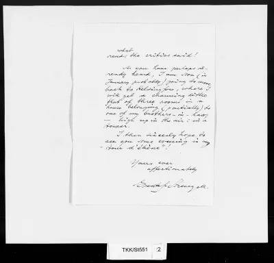 TKK/St551, Strengell, Gustaf, 13.12.1928