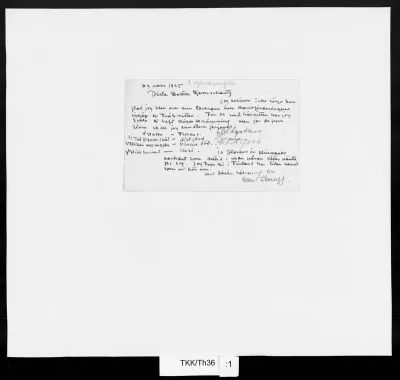 TKK/Th36, Thesleff, Ellen, 29.03.1925