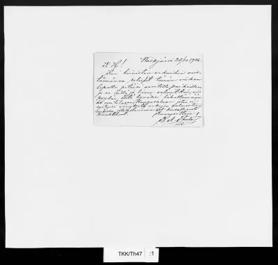TKK/Th47, Thulé, Bror Axel, 20.10.1906