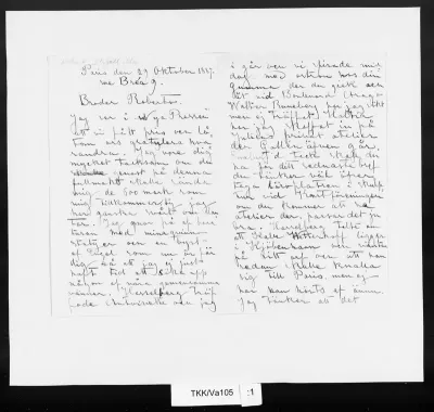 TKK/Va105, Vallgren, Ville, 29.10.1887