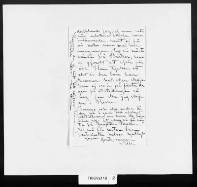 TKK/Va119, Vallgren, Ville, 25.4.1889