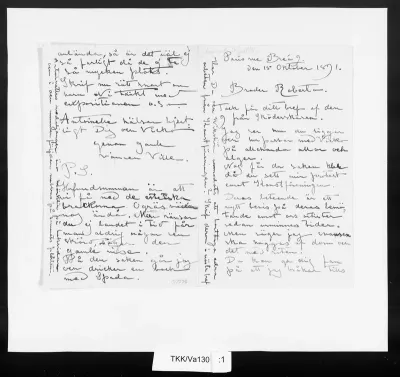 TKK/Va130, Vallgren, Ville, 15.10.1891