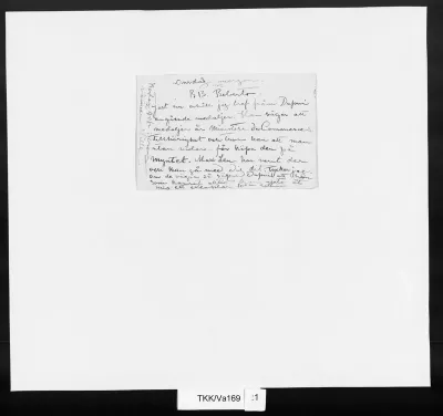 TKK/Va169, Vallgren, Ville, [10.6.1896]