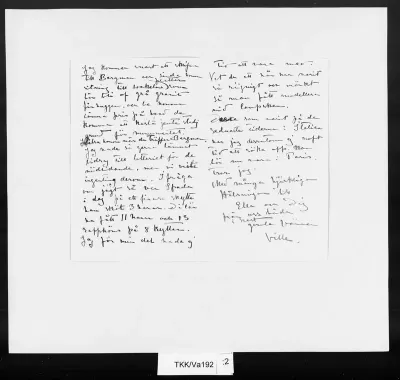TKK/Va192, Vallgren, Ville, 04.01.1903