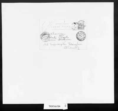 TKK/Va194, Vallgren, Ville, 26.06.1903