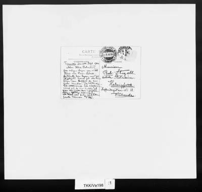 TKK/Va198, Vallgren, Ville, 08.09.1906
