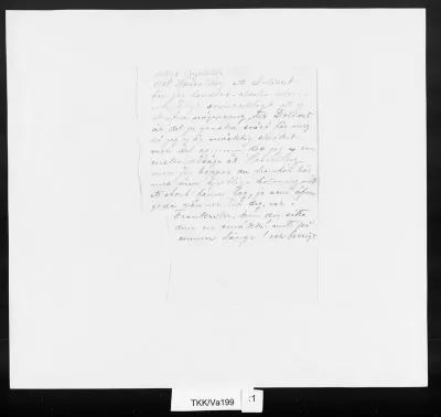 TKK/Va199, Vallgren, Ville ?, s.d. [1880-luku?]