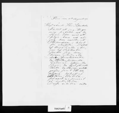 TKK/Va45, Vallgren, Ville, 11.8.1879