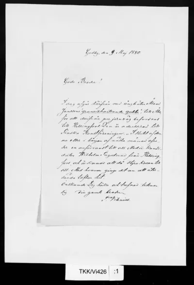 TKK/Vi426, Vilenius, F., 9.5.1880