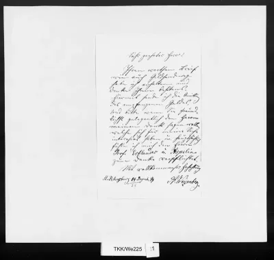 TKK/We225, Weizenberg, A., 24.12.1884