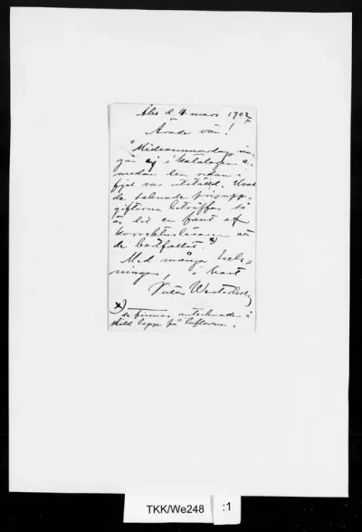 TKK/We248, Westerholm, Victor, 04.03.1902