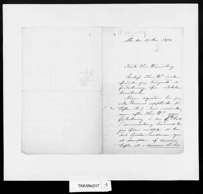 TKK/We317, Westerholm, Victor, 29.11.1892