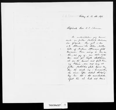TKK/We327, Westermarck, Helena, 12.10.1894