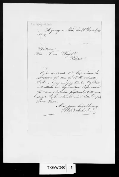 TKK/Wi366, Widerholm, O. Th., 25.12.1878