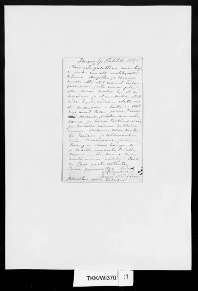 TKK/Wi370, Wikström, Emil, 1.4.1896