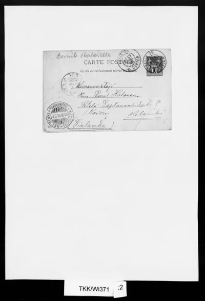 TKK/Wi371, Wikström, Emil, 26.4.1896