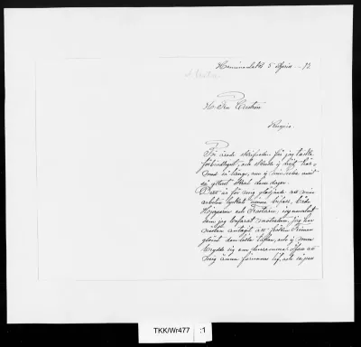 TKK/Wr477, Wright, Ferdinand von, 5.4.1893