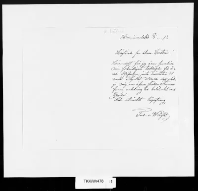 TKK/Wr478, Wright, Ferdinand von, 27.4.1893