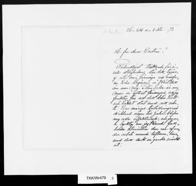 TKK/Wr479, Wright, Ferdinand von, 8.11.1893