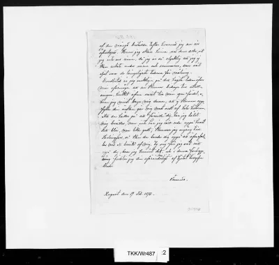 TKK/Wr487, Wright, Ferdinand von, 19.2.1870