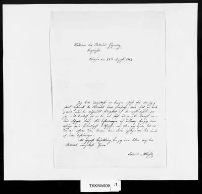 TKK/Wr509, Wright, Ferdinand von, 28.8.1862