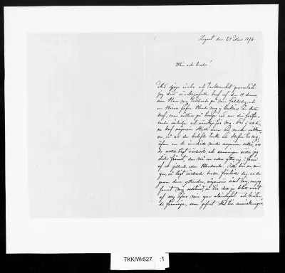 TKK/Wr527, Wright, Ferdinand von, 24.3.1876
