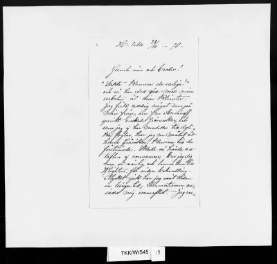 TKK/Wr545, Wright, Ferdinand von, 28.10.1890