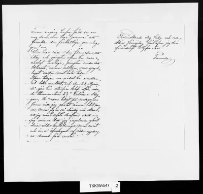 TKK/Wr547, Wright, Ferdinand von, 28.5.1890
