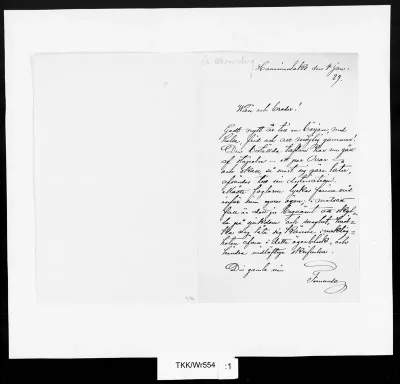 TKK/Wr554, Wright, Ferdinand von, 4.1.1889