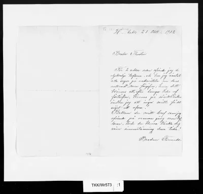 TKK/Wr573, Wright, Ferdinand von, 21.10.1902