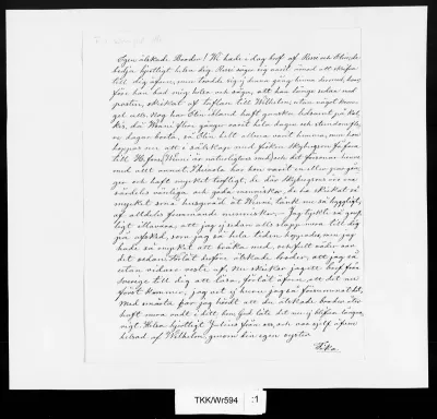 TKK/Wr594, Wright, Fika von [Fredrika], s.d.