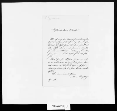 TKK/Wr613, Wright, Magnus von, 26.5.1866