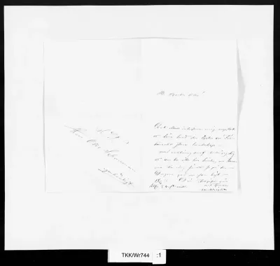 TKK/Wr744, Wright, Magnus von, 18.3.[1854]