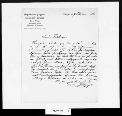 TKK/Wr771, Wright, Magnus von, nuorempi, 7.10.1886