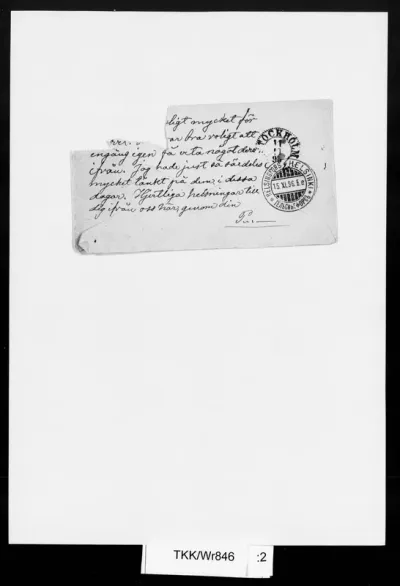 TKK/Wr846, [von Wright,] Pina, [1896]