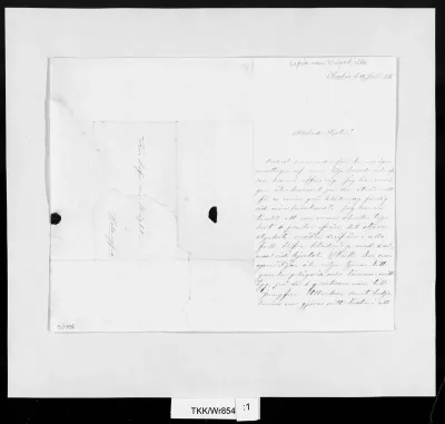 TKK/Wr854, [von Wright,] Pina, 18.7.1851
