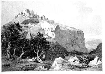 Tlos, Lycia. Lithograph by George Scharf junior, 1847