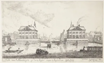 To blokhuse ved Amstel, Amsterdam