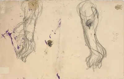 To figurstudier ("Den druknende"?)