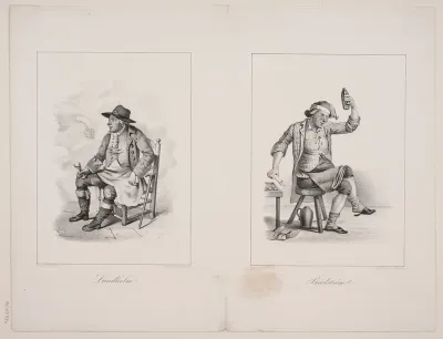 To illustrationer til C. M. Bellman "Fredmans Sånger"