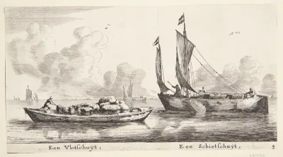 To pramme. En vlotschuit og en schietschuit
