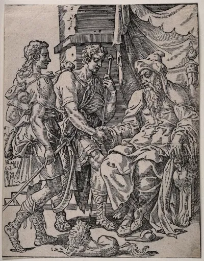 Tobias and Azarius taking leave of Tobit