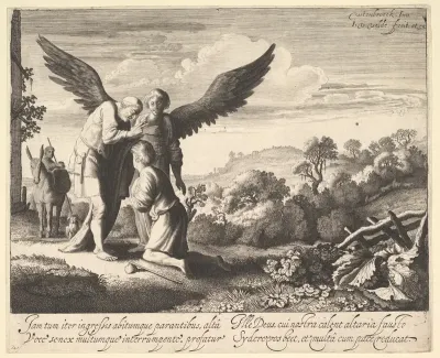 Tobias Blessed by Blind Tobit
