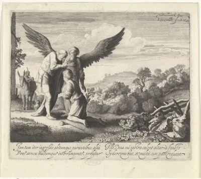 Tobias gezegend door de blinde Tobit