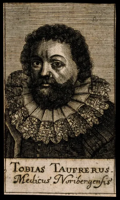 Tobias Taufrer. Line engraving, 1688