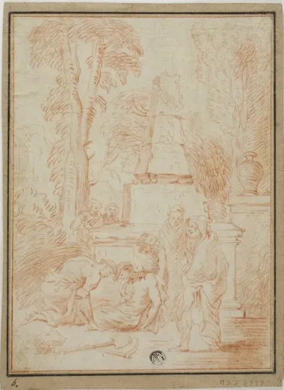 Tobit Burying the Dead or Funeral of Phocian